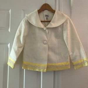 Lilly Pulitzer cream jacket / blazer size 0